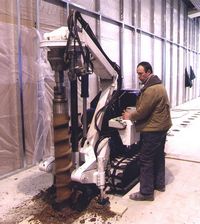 Буровая установка "Аллигатор" в рабочем положении